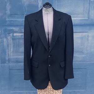 Keys & Standart Men's Cashmere Black Blazer